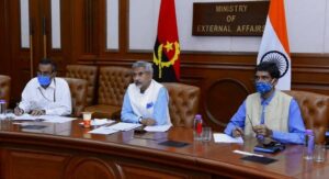 The First Angola-India Joint Commission Meeting was co-chaired by the External Affairs Minister of India, Dr. Subrahmanyam Jaishankar, and the Minister of External Relations of the Republic of Angola, Ambassador Téte António