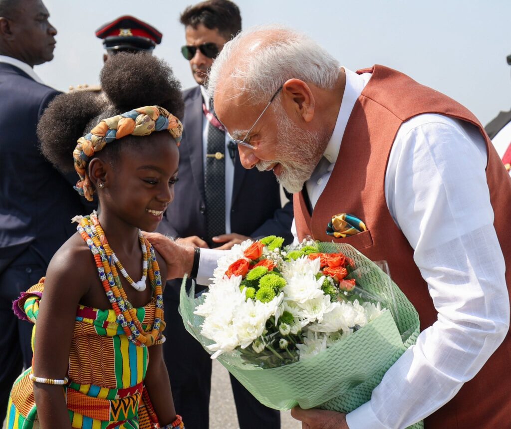 PM Modi in Ghana